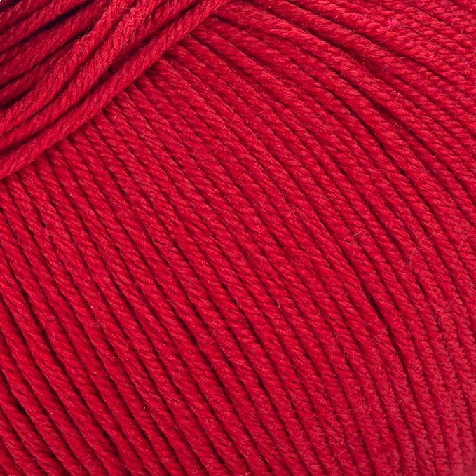 YarnArt Baby Cotton Yarn 4-Pack – Soft Knitting Yarn for Baby & Summer, 50% Cotton 50% Acrylic, 1.76 Oz Each, 180.44 Yds/Skein – Ideal for Amigurumi & Crochet Projects (427)