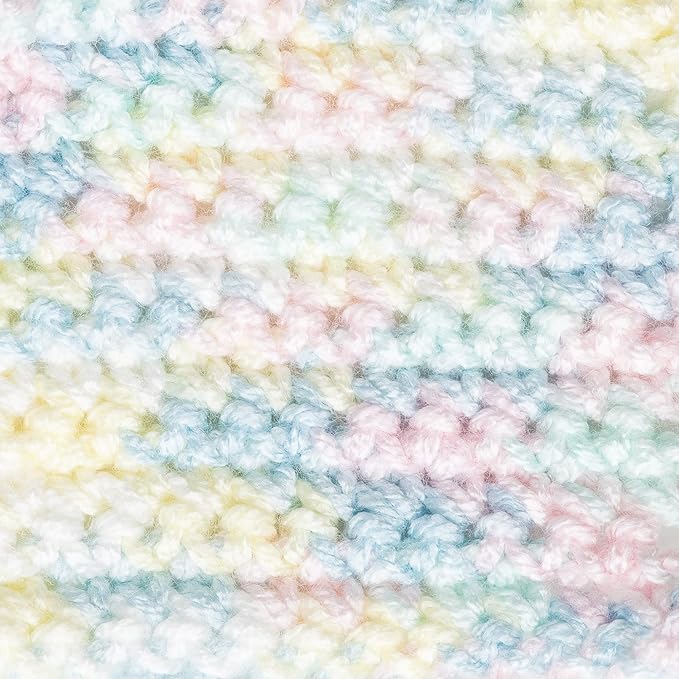 Caron Jumbo Prints Baby Rainbow Yarn - 2 Pack of 340g/12oz - Acrylic - 4 Medium (Worsted) - 595 Yards - Knitting/Crochet