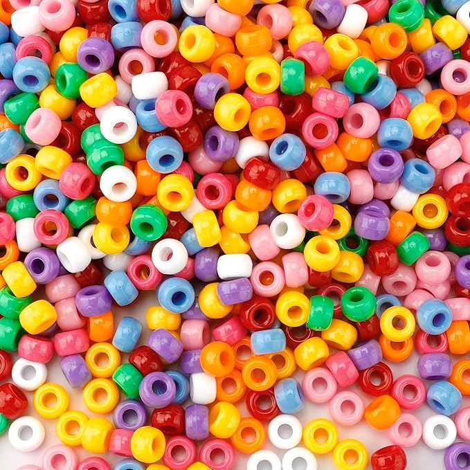 qpixvb 1100pcs pony beads,friendship bracelet beads colored,bead for jewelry making,cute small pony bead for bracelets making hair crafts,jewelry making supplies for adults