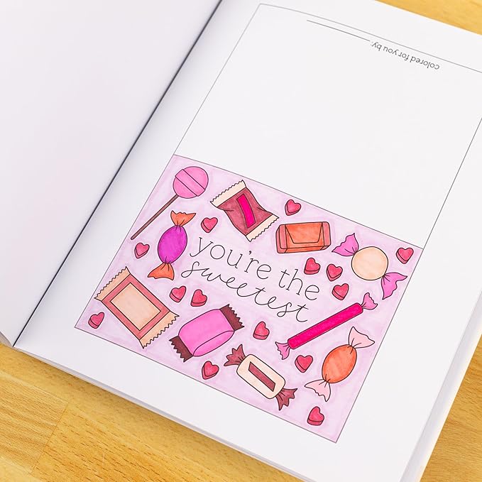 Elyse Breanne Design, Sincerely Yours Coloring Book, 20 Color-in Cards and Envelopes for Every Occasion
