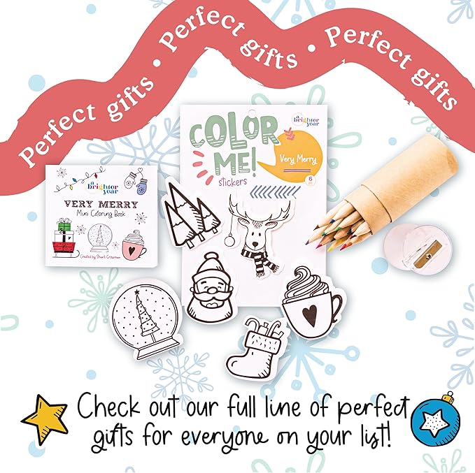 A Brighter Year - Coloring Book Little Moments, Mindfulness and Anti-Stress Coloring to Soothe Anxiety Relief for Teens, Adults and Kids Little Moments 3x3 inches Size (50 Pages) Pack of 1