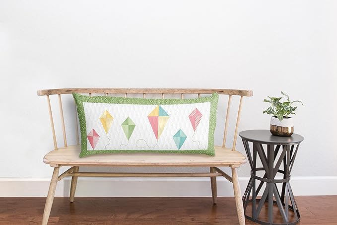 Riley Blake Quilt Project of The Month Kit: Easy DIY Designs for Every Season, for Quilting, Apparel, Crafting, and Home Decor (Bench Pillow - March)