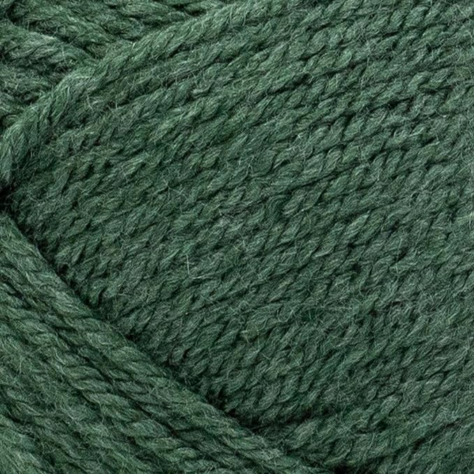 Lion Brand Yarn Basic Stitch Anti-Pilling Yarn for Crocheting, Knitting, and Crafts, Pine Heather, 3 Pack