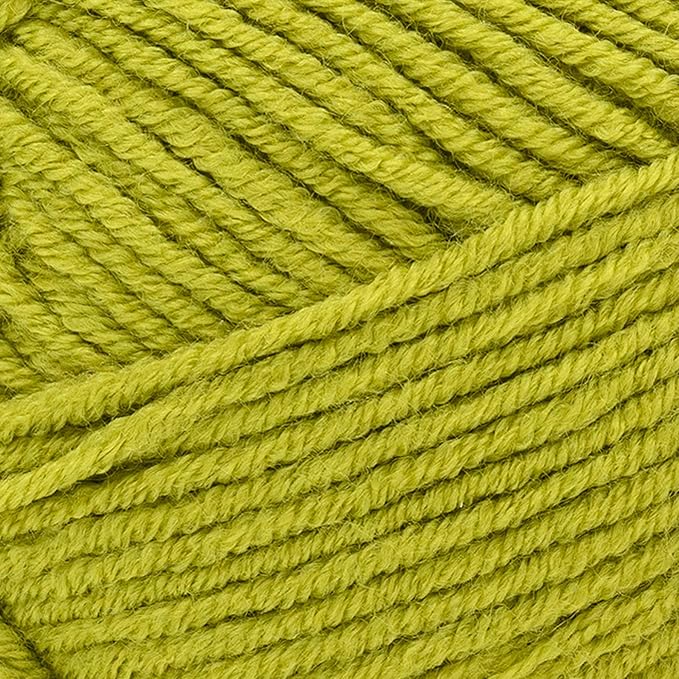 Lion Brand Yarn, Color Theory Worsted Weight Yarn for Knitting and Crochet, Citron, 3 Pack, Acrylic Fiber with Modern Color Palette, Perfect for Sweaters, Hats and Cozy Blankets