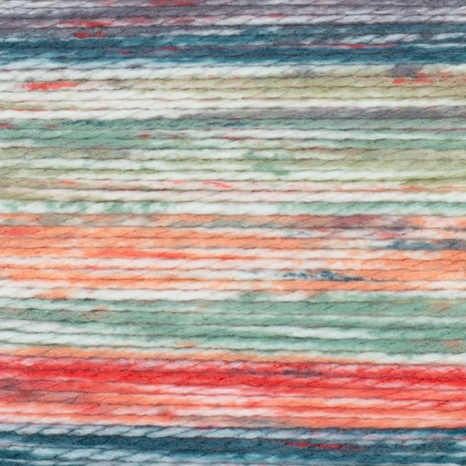 Lion Brand Yarn Mandala Impressions, Multicolor Yarn for Knitting, Crochet and Crafting, Woodstock, 1 Pack