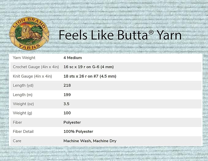 Lion Brand Feels Like Butta Yarn Cocoa 215-125 (3-Skein) Same Dyelot Worsted Medium #4 Soft 100% Polyester with Knitting Project Bag