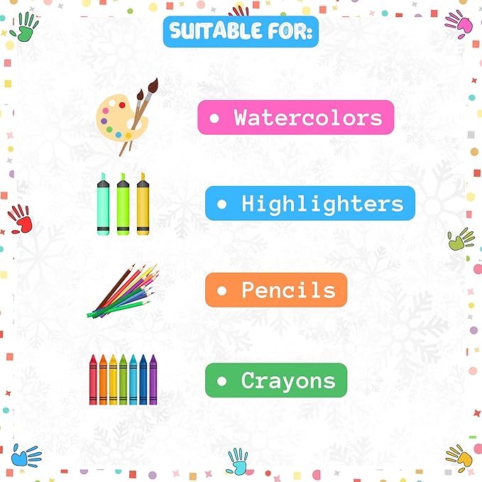 Winter Woodland Coloring Book for Toddlers Ages 3+ – Cute Animals, Snowy Forest Fun, and Easy Holiday Coloring Pages – Thick 199 GSM Paper – Spiral Bound – 5.5x8.5 in