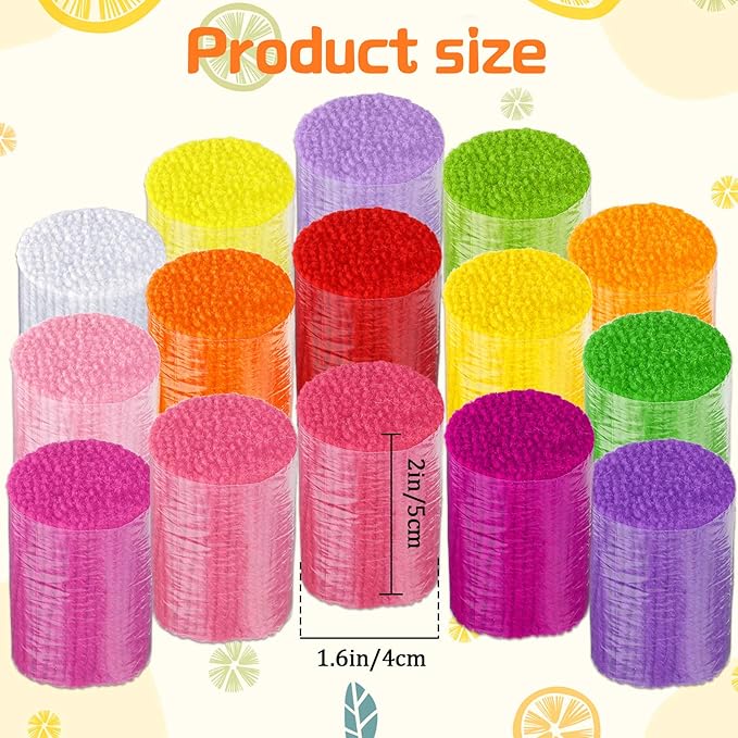 30 Assorted Colorful Yarn Bundles - Precut for DIY Crafts, Sewing & Knitting - Includes Cutter