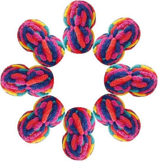 Chunky Yarn for Hand Knitting & Crocheting – Mixed Color Soft, Bulky Jumbo Yarn for Blankets, Scarves, DIY Projects, 8-Pack (Red、Golden Yellow、Fuchsia、Royal Blue、Teal)
