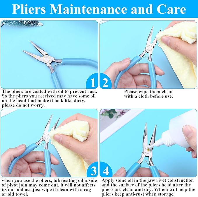 shynek jewelry making pliers tools, 8pcs micro jewelry pliers set for jewelry making supplies
