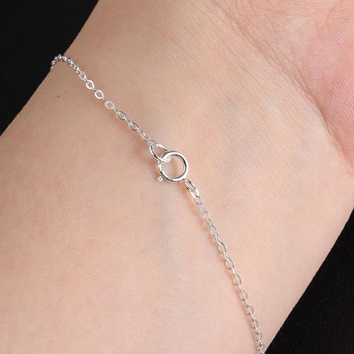 3 Pcs 925 Sterling Silver Necklace Extenders for Women Durable Strong Removable Necklace Bracelet Anklet Extension Jewelry Making Chains