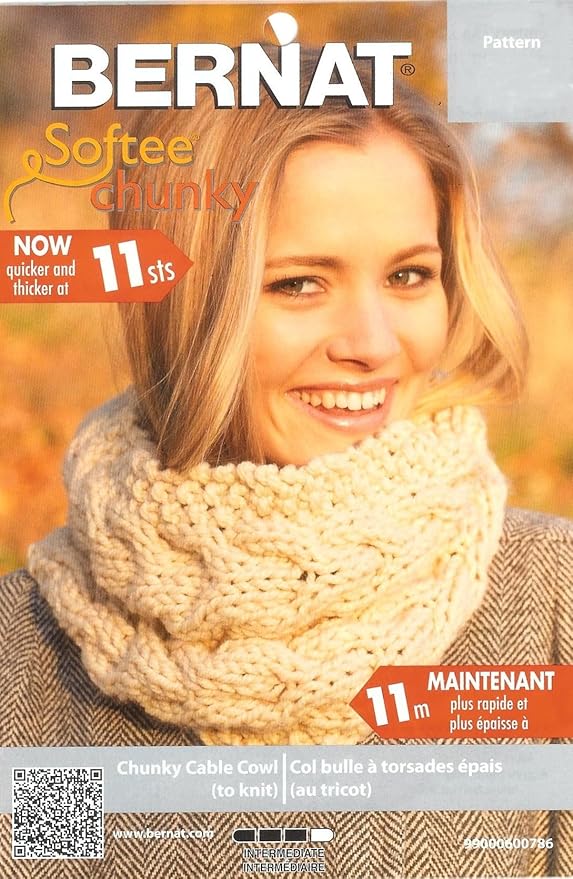 Bernat Softee Chunky Yarn Bundle Super Bulky #6, 3 Skeins Dark Green 28237