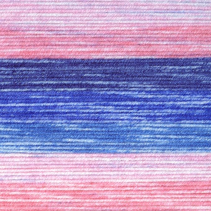 Lion Brand Yarn, Mandala Ombré Variegated Yarn for Crocheting, Knitting, and Crafts, Pure, 1 Pack, Soft, Acrylic Fiber for Cozy Blankets, Worsted Weight Sweaters and Colorful Shawls