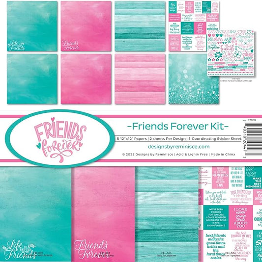 Reminisce Friends Forever Scrapbook Collection Kit