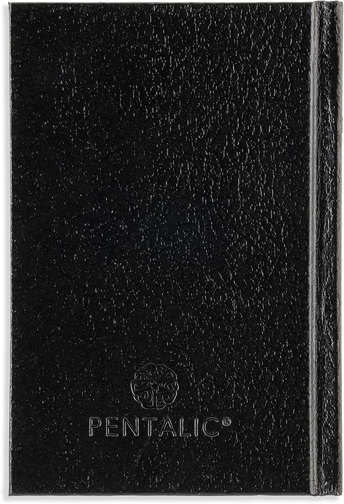 Pentalic - 4"x 6" Hardbound Sketchbook, 110 Sheets, Black
