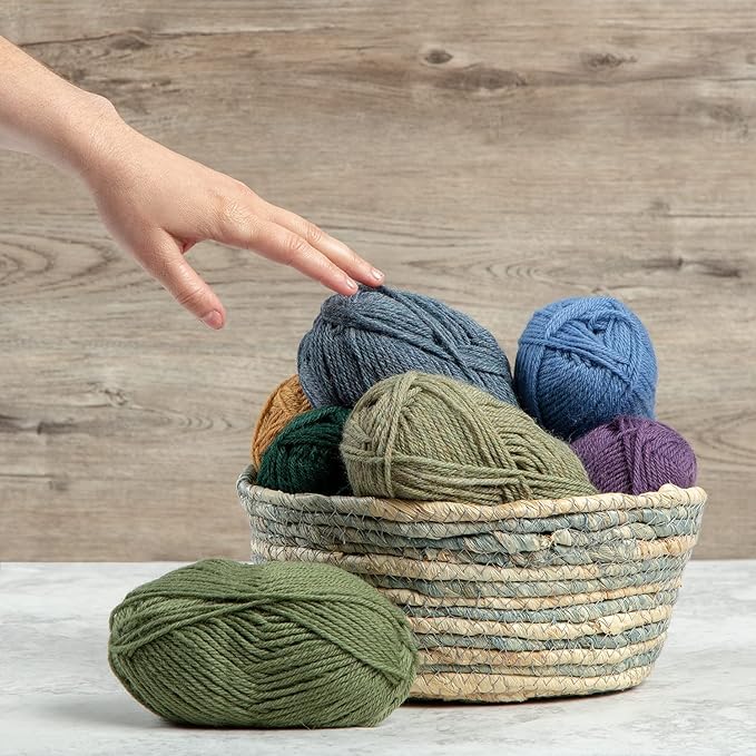 Knit Picks Wool of The Andes 100% Wool Worsted Weight Yarn Multi Pack (10 Balls - Noble Heather)