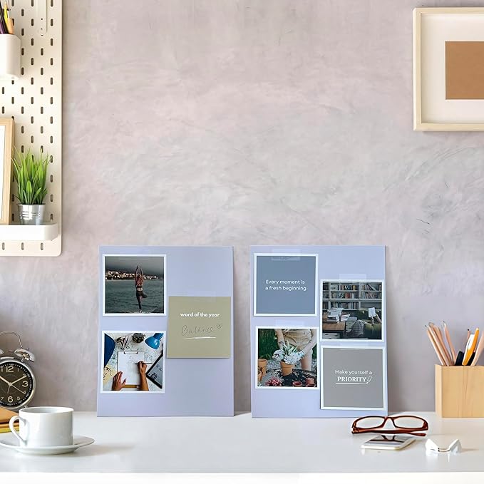 SIMPLY RSB The Ultimate Vision Board Kit and Inspirational Gift | 100 Motivational Cards, Complete Wall Decor Accessories (Cards Only)