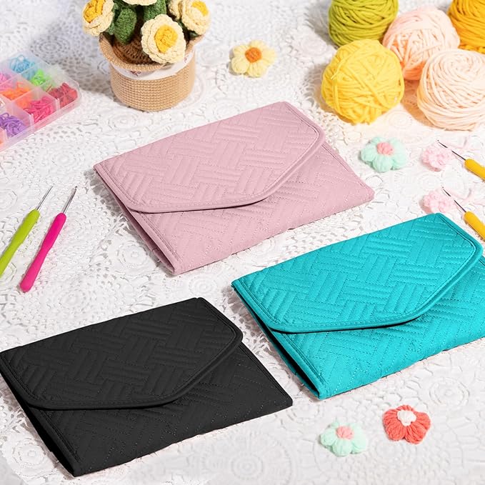 Crochet Hook Case - Foldable Organizer - Knitting & Crochet Supplies Holder