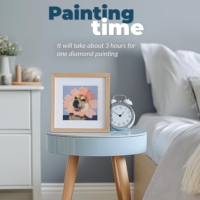 LuwoArte 12 Pack Diamond Painting Kits for Adults – Featuring Funny Meme Dogs Designs – Full Drill DIY Paint Gem Art for Adults – Brilliant 5D Diamond Painting Kit – Relaxing Craft for Home Wall Décor