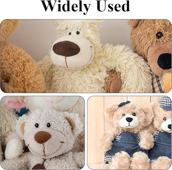 5mm Safety Eyes for Crocheting, 300 Pcs Plastic Eyes for Crochet Animals Sufficient Black Safety Eye for Stuffed Animals Bears Crochet Doll DIY Making Decorations