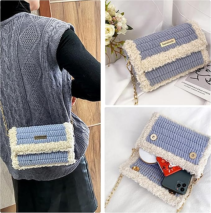 Allazone 58 PCS Clear Plastic Mesh Canvas Sheets for Embroidery, Plastic Mesh Sheets Plastic Canvas with 12 Color Acrylic Yarn for DIY Sewing Bag
