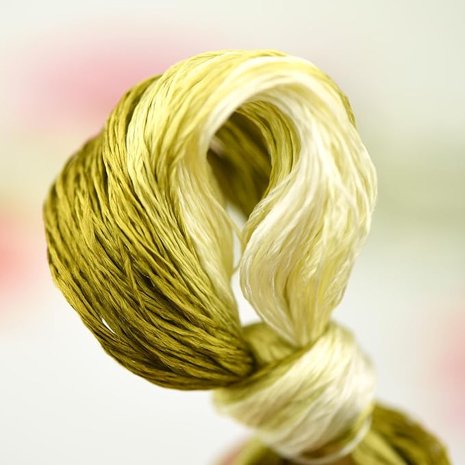 Natural 100% Mulberry Handmade Embroidery Silk Thread Silk Floss (72)