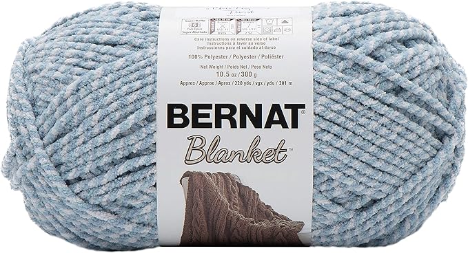BERNAT BLANKET BB, BLUE FOG TWIST