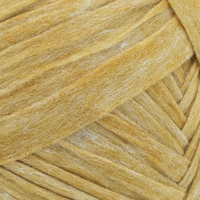 Lion Brand Yarn, Bulky Tape Rewind Yarn for Knitting and Crocheting, Citronella, 1 Pack