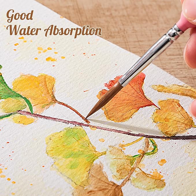 80 Sheets Watercolor Paper Bulk, 110 lb/230 GSM Cold Press Paper White Water Color Paper for Kids Child Students Adults Artists Drawing Wedding Gift Cards(5 x 7 Inch)