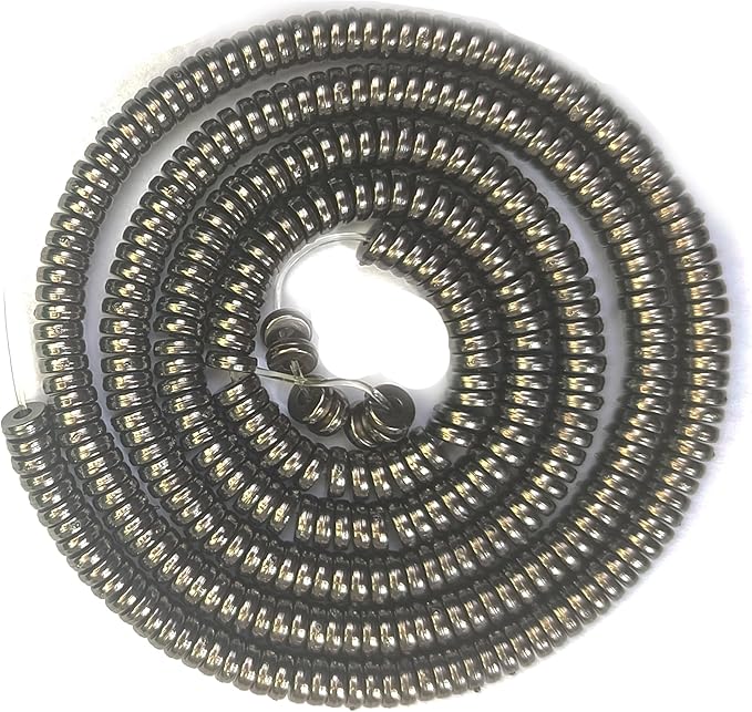 1800pcs 6mm Black Flat Round Spacer Beads Disc Loose Jewelry Making Beads for DIY Bracelet Necklace Earring Craft Supplies (BlackSpacer6mm)