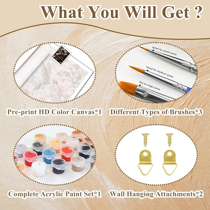 HMZephitiquc Paint by Numbers Kit for Adults Books, Book Paint by Number for Adults, Flowers Painting by Numbers, Easy Oil DIY Craft Kits for Gifts Home Wall Decor 16x20 in