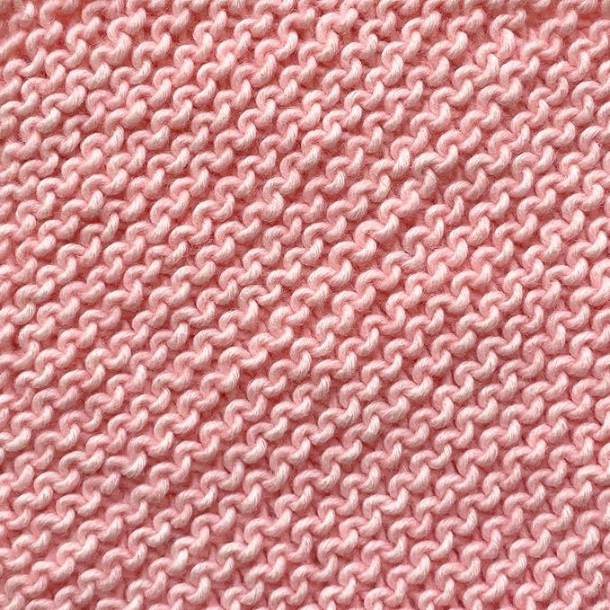 KnitPal Cotton to The Core Cotton Yarn for Crocheting, 6-Pack (852 Yds / 300G), Free Patterns, Beginners Friendly - Soft Baby Yarn for Knitting - 3 DK Light Worsted Weight - Blush Pink