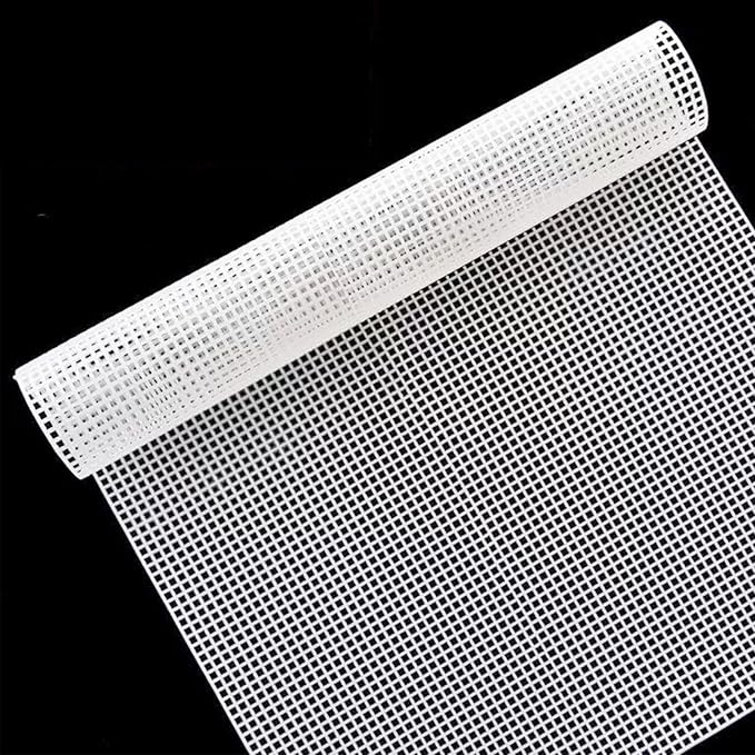 Allazone 3 PCS Plastic Canvas, 19.3 x 13 Inch Plastic Mesh Sheet for Cross Stitch, Embroidery, Knit Crochet Projects
