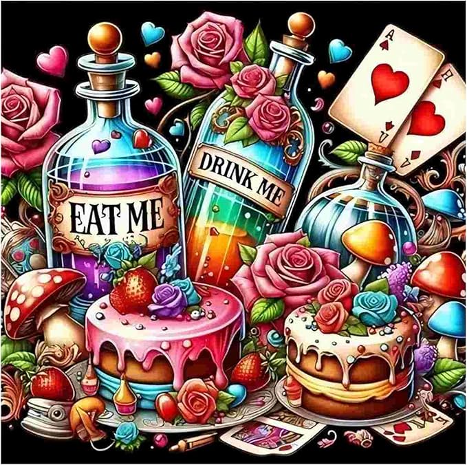 Paint by Numbers Kit for Adults Beginners, Adult Paint by Number Kits on Canvas, DIY Crafts Acrylic Painting by Number for Gift Home Decor 16x16 inch