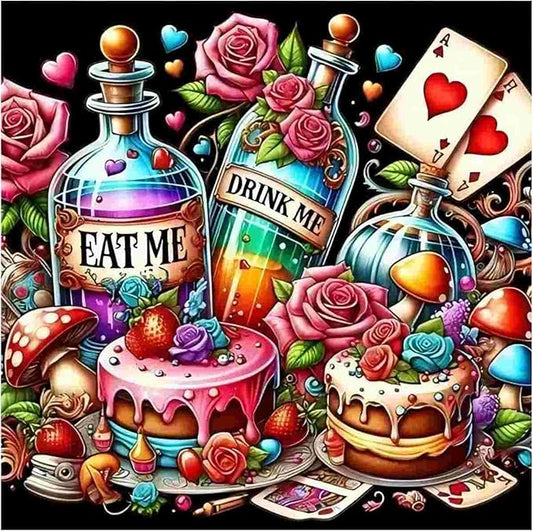 Paint by Numbers Kit for Adults Beginners, Adult Paint by Number Kits on Canvas, DIY Crafts Acrylic Painting by Number for Gift Home Decor 16x16 inch