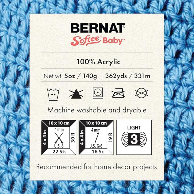 Bernat Softee Baby Yarn -Prince Pebbles