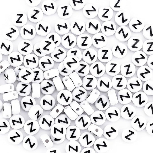 sunrica 300pcs round clay letter beads for friendship bracelets making 4x7mm individual flat alphabet beads z