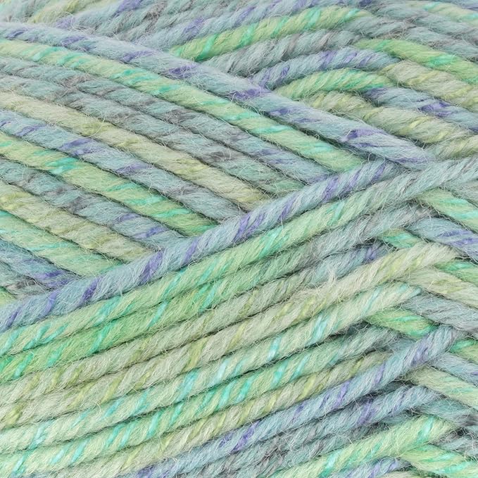 JubileeYarn Chunky Melody Yarn - 100g/Skein Bulky Wool Blend - Atlantis - 2 Skeins