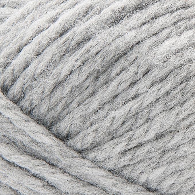 Lion Brand Yarn, Re-Spun Thick & Quick Super Bulky Yarn for Knitting, Crochet, and Crafts, Silver, 3 Pack, Soft Fiber for Chunky Blankets, Bulky Throws, and Cozy Sweaters