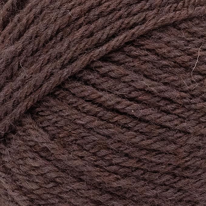Lion Brand Yarn, Acrylic Wool Blend Wool-Ease DK Yarn for Knitting, Crocheting, and Crafts, Hickory, 1 Pack