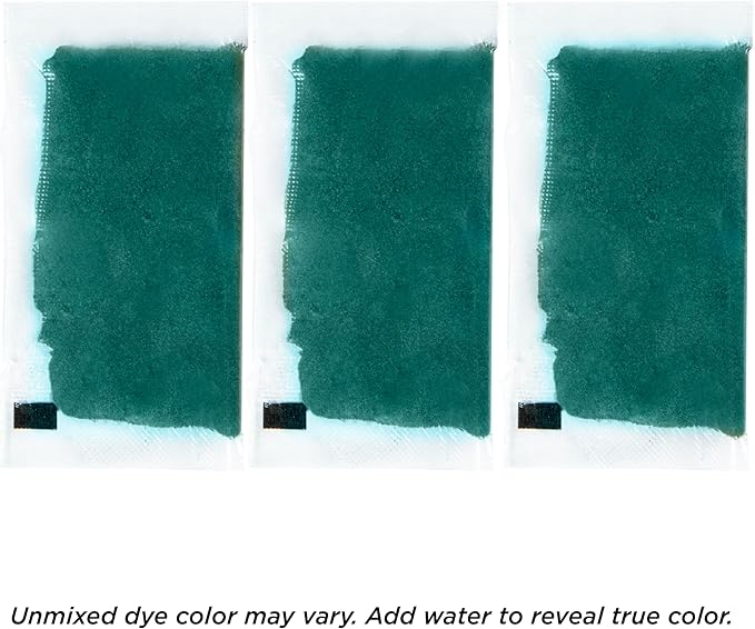 Tulip One-Step Tie-Dye Kit , 3 Fabric Dye Refill Packs, Packs, Teal