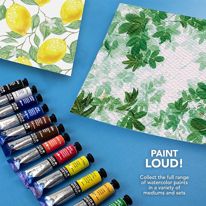 Aquafine Daler Rowney Watercolour Introduction Set-12 x 8 mL Tubes, Assorted