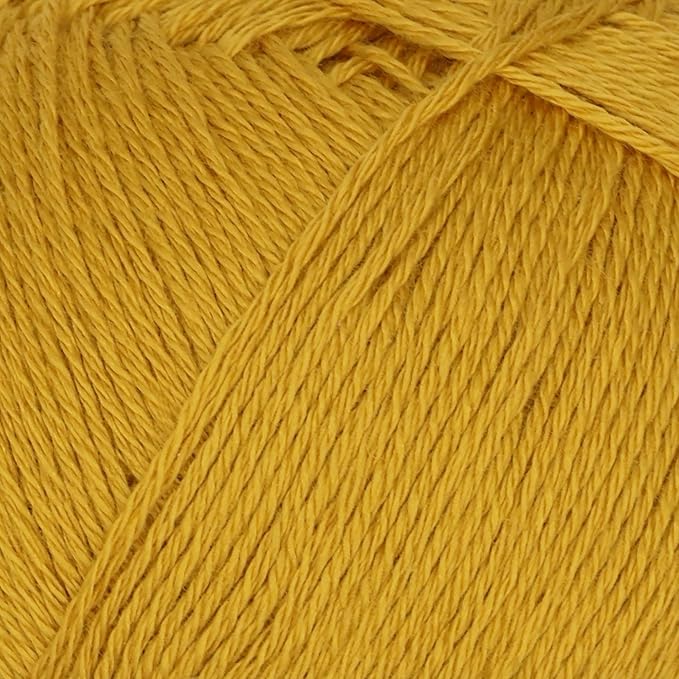 JubileeYarn Baby Soft Bamboo Cotton Yarn - 50g/Skein - Goldenrod - 4 Skeins