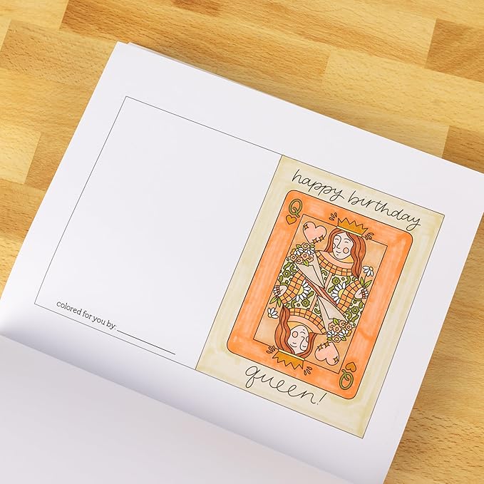 Elyse Breanne Design, Sincerely Yours Coloring Book, 20 Color-in Cards and Envelopes for Every Occasion
