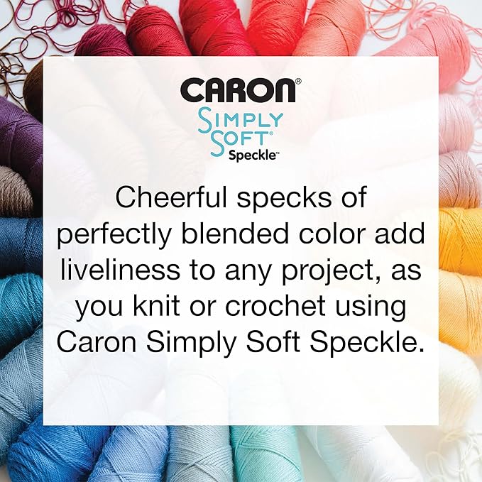 CARON Simply Soft Speckle Yarn, Abyss