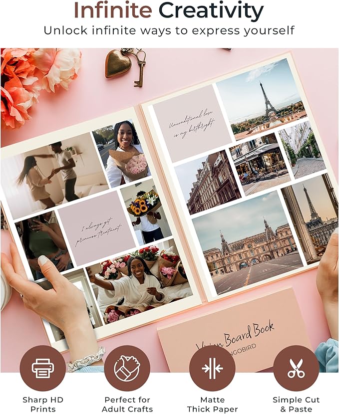 Vision Board Book (Designed for Black Women)