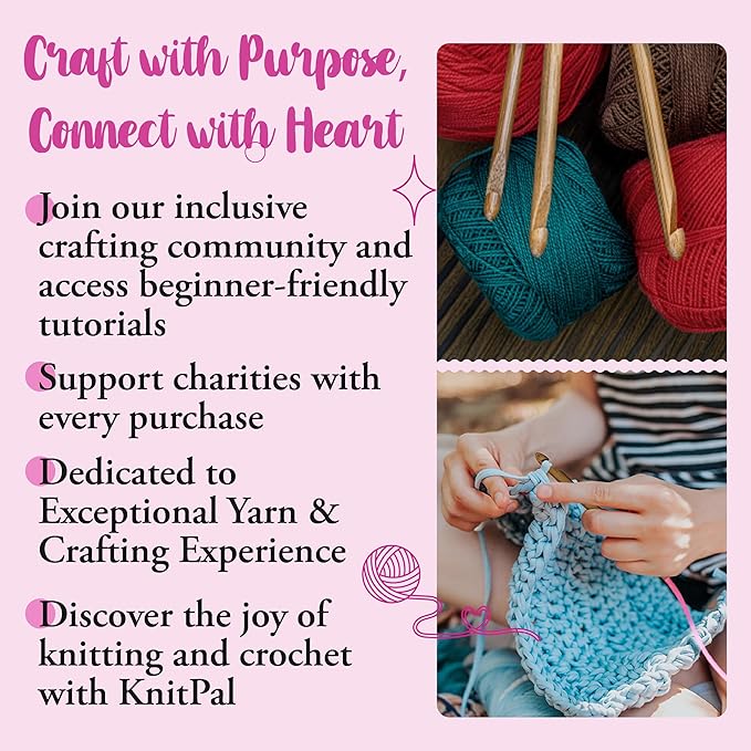 KnitPal 16-inch (40cm) Circular Crochet Hooks Double Ended Tunisian Crochet Hooks Set with Cable for Afghan Crocheting in the Round - 6 US Sizes: J/6mm, K/6.5mm, L/8mm, M/9mm, N/10mm, O/12mm