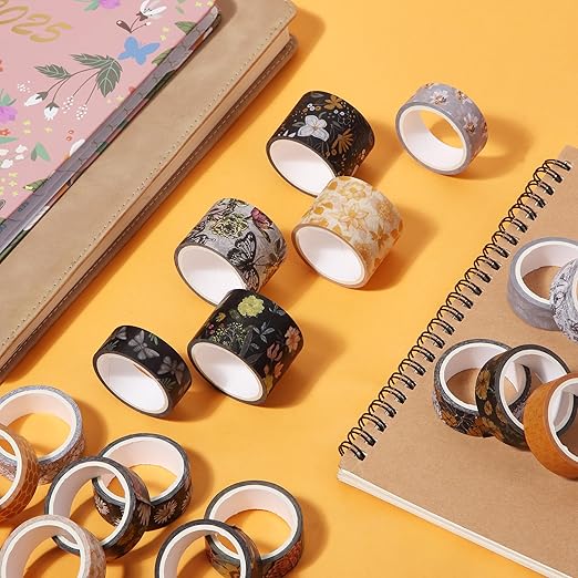 Mr. Pen- Washi Tape Set, 20 Rolls, Golden Hives Theme, Washi Tape for Journaling