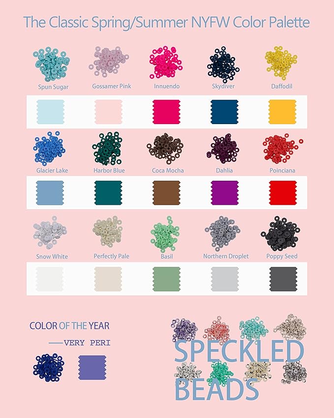 Deinduser Bracelet Making Kit, 7200pcs Clay Beads, 24 Colors 2 Boxes Beads for Bracelets, Clay Bead Bracelet Making kit with Letters, Numbers, Spacers, Ideal Gifts for Holidays