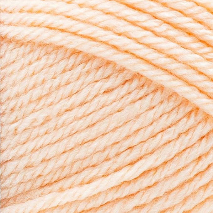 Lion Brand Yarn Basic Stitch Anti-Pilling Yarn for Crocheting, Knitting, and Crafts, Peachy, 1 Pack